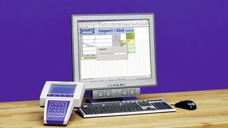 Das Messgerät Inspect+ ermittelt das Drehmoment und den Drehwinkel einer Schraubverbindung.  (Bild: Schatz)