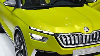 Im Zentrum des Messeauftritts von Skoda in Genf stand 2018 die Studie Vision X. (Bild: Schreiner / »kfz-betrieb«)