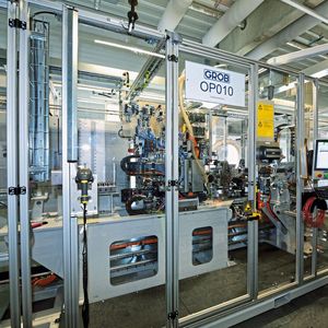 Drahtbereitstellung: Vorbereitung und Bearbeitung des Drahts in die finale Hairpin-Form.(Bild:  Grob Werke)