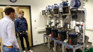 Im Technikum der FH Münster in Steinfurt wird in den nächsten drei Jahren mit der dunklen Fermentation experimentiert. (Frederik Tebbe - FH Münster)