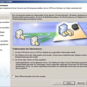 Virtuelle Server mit Microsoft Data Protection Manager sichern