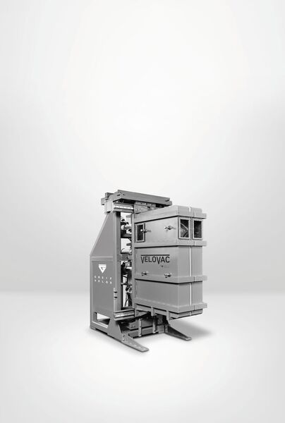 At Powtech, Greif-Velox will present the vacuum packer Velovac for the first time with the optimised external valve cutter Valvocut. (Greif-Velox)