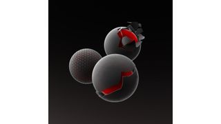 Prinzipdarstellung von sogenannten Mikrokapseln (Größe bis 100 µm), die das Unternehmen Follmann auf der PSE Europe 2019 erstmals zeigen wird: Diverse Wirkstoffen können damit zunächst geschützt und durch äußere Anregung (Druck oder Temperatur) bei Bedarf frei gesetzt werden. (Fotolia / Follmann)