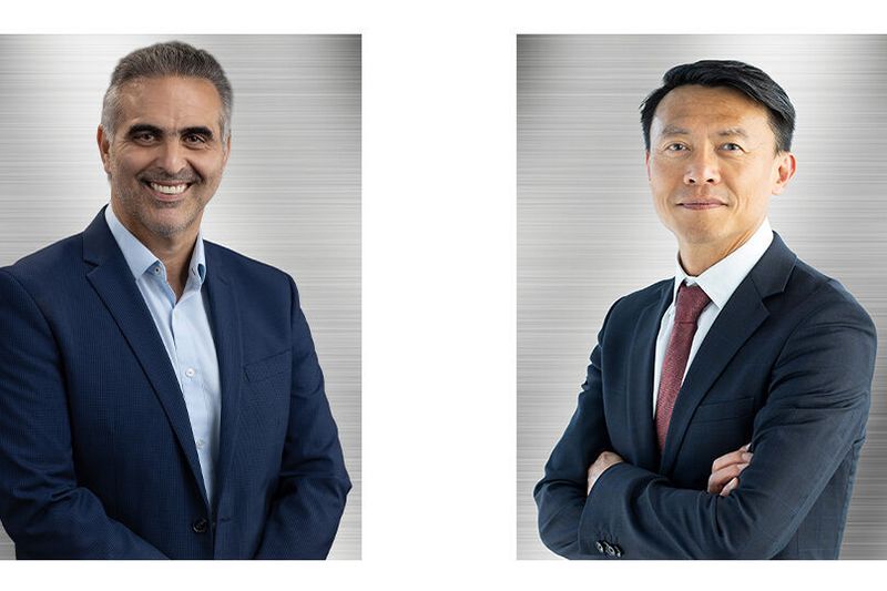 Pablo Di Si (links) wird ab dem 3. August Chief Performance Officer und Tianshu Xin (rechts) übernimmt ab dem 3. August die Verantwortung für die Region China und Asien-Pazifik.    (Bild: Stellantis)
