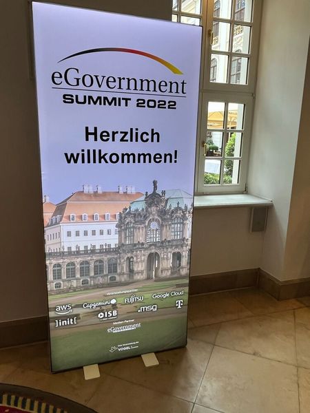 Am 30. Juni 2022 hieß es endlich wieder „Herzlich Willkommen beim eGoverment Summit“ (©Vogel IT-Akademie)