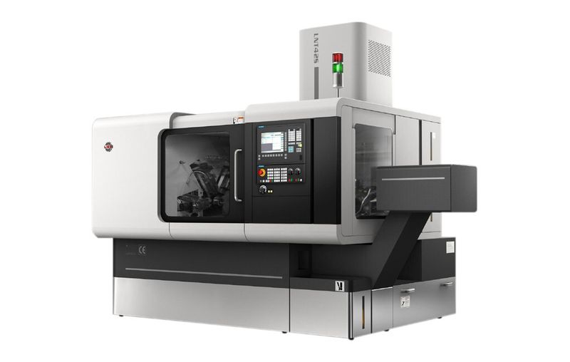 Eine Lico-CNC-Mehrschlittendrehmaschine, die kundenorientiert konfiguriert werden kann und zusätzlich für eine Rückseitenbearbeitung konzipiert wurde, ist in Leipzig mit von der Partie. (Bild: Hommel Unverzagt)