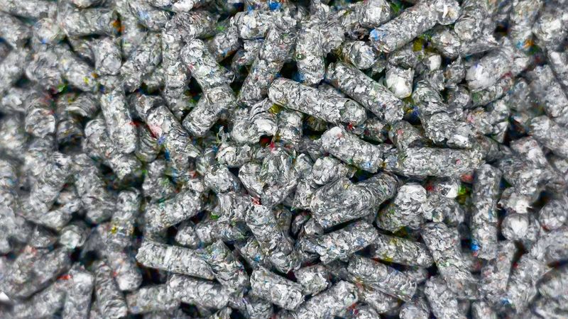 Pellets aus Kunststofffraktionen ermöglichen einen gleichmäßigen Eintrag in die nachfolgenden thermischen und chemischen Recyclingprozesse. (Bild:  Amandus Kahl)
