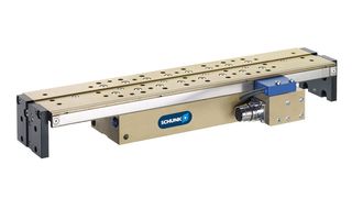 Die getriebefreie Linearmotorachse ELB ermöglicht genaue Hübe auf engstem Raum. (Bild: Schunk)