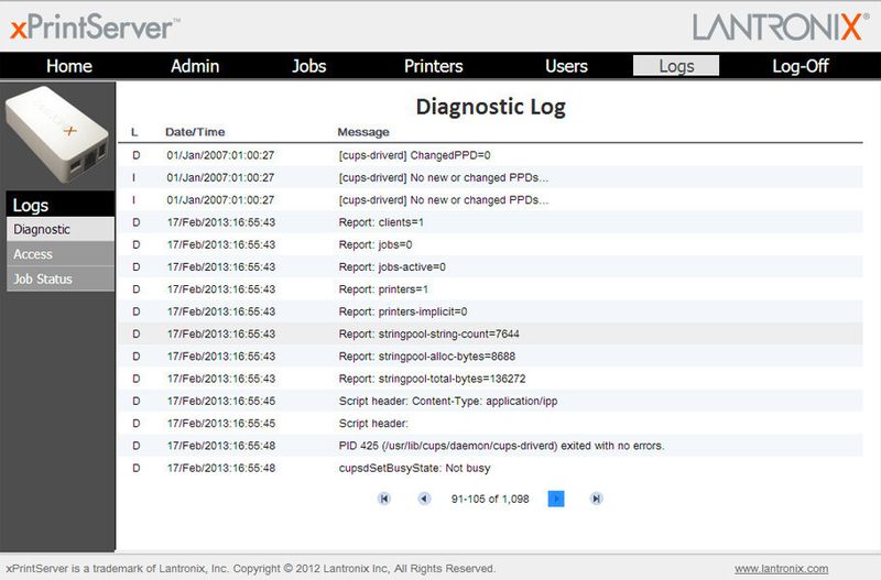 Weniger überzeugten dagegen die flüchtigen Log-Dateien. Lediglich die schon bei der Installation vorhandenen, mit 2007 datierten Einträge bleiben dauerhaft gespeichert. (Bild: Srocke)