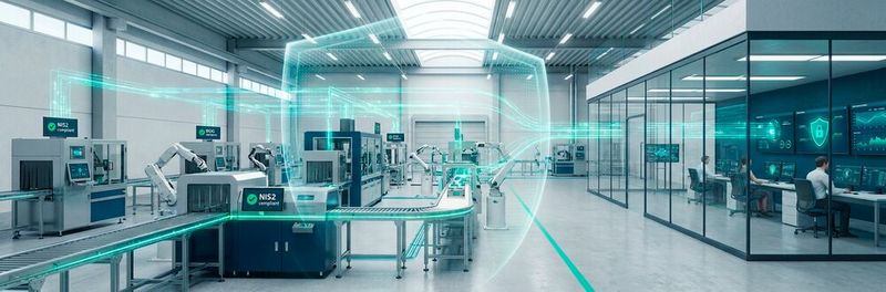 NIS2 ist für viele Industrieunternehmen keine abstrakte, in der fernen Zukunft liegende Anforderung mehr. (Bild:  KI-generiert)
