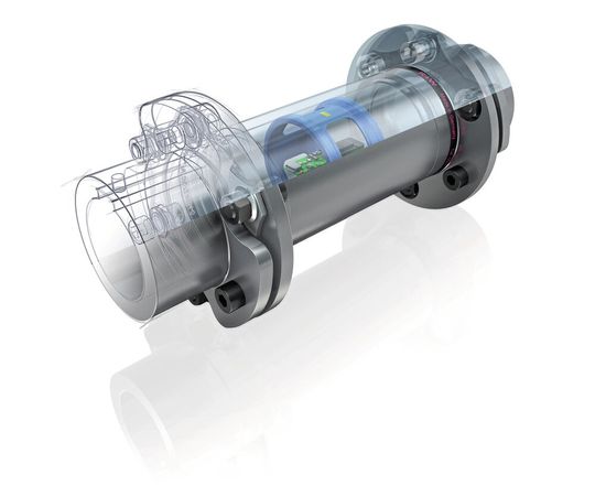 Lamellenkupplungen können um die Sensortechnik von R+W ergänzt werden und so Daten aus dem Antriebsstrang übertragen.(Bild:  R+W Antriebselemente)
