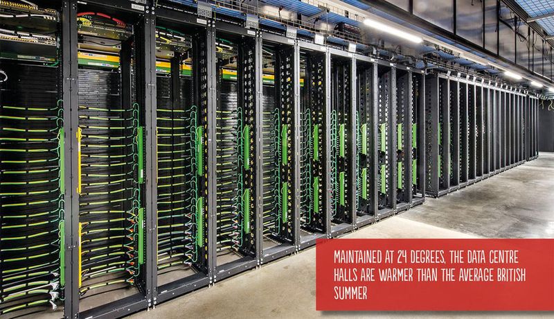 Abbildung 9: In der bisher letzten Ausbaustufe wird das Rackspace-Rechenzentrum aus vier Data-Suites mit einer Kapazität von 12 Megawat bestehen, die auf bis zu 30 Megawatt skaliert werden können. (Bild: Rackspace)