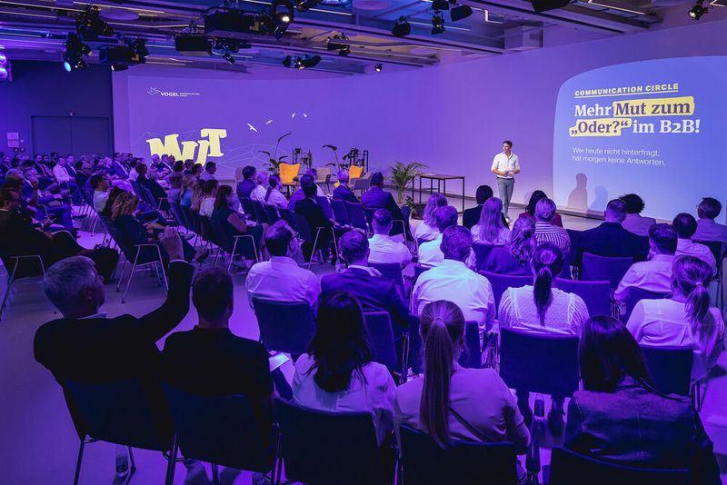 Communication Circle 2024 Der Communication Circle vor allem für Marketingentscheider geeignet. Thematisch geht es um B2B Kommunikation, ganz unter dem Motto „Content – DNA erfolgreicher B2B Kommunikation!