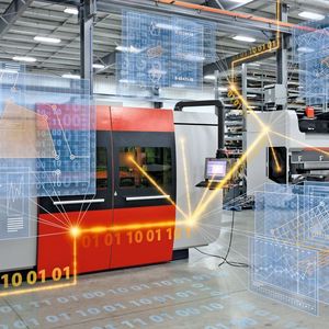 Alle Prozessschritte digital vernetzt: Mit dem Bystronic MES planen, überwachen und steuern Anwender ihre Produktion vom Auftragseingang bis zum fertigen Produkt.