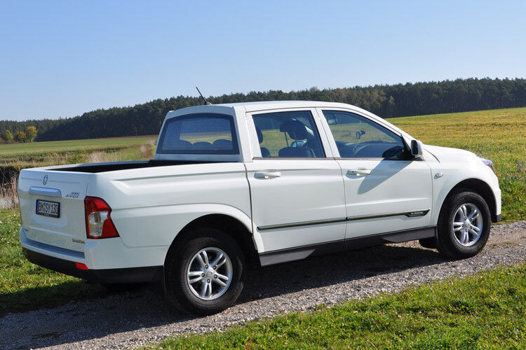 Seit Mitte des Jahres ist der neue Ssangyong Actyon Sports erhältlich. (Foto: Wehner)