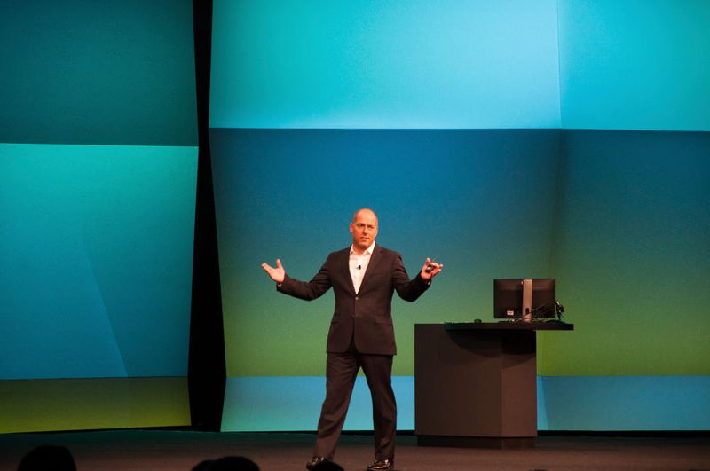 Tim Minahan, Senior Vice President und Chief Marketing Officer bei Citrix, eröffnete die Citrix-Synergy-Konferenz. (Jäger)