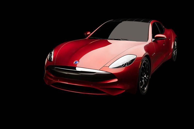 Für den Marktstart im Frühjahr 2021 hat Karma zwei Batterieoptionen mit 75 oder 100 kWh angekündigt, ... (Bild: Karma Automotive)