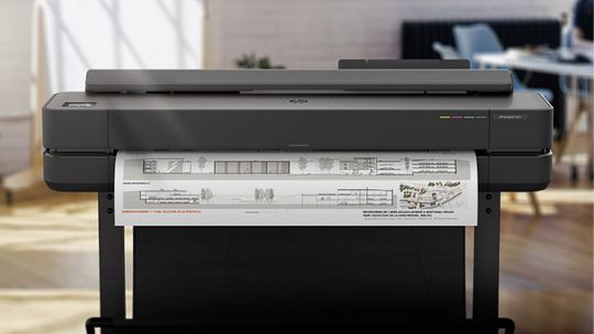 (Die HP-DesignJet-Plotter sind ideal für kleinere Büros. Bild: HP Inc.)