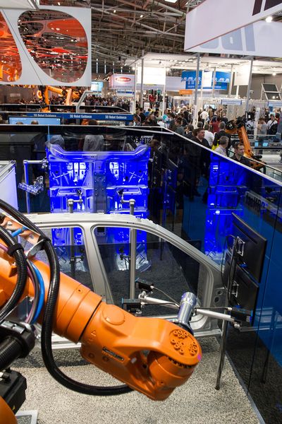 Rückblick: Impressionen von der Automatica 2012. (Bild: Messe München)