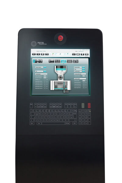 Intuitiv bedienbares HMI mit Touchscreen. (Bild: Fette)