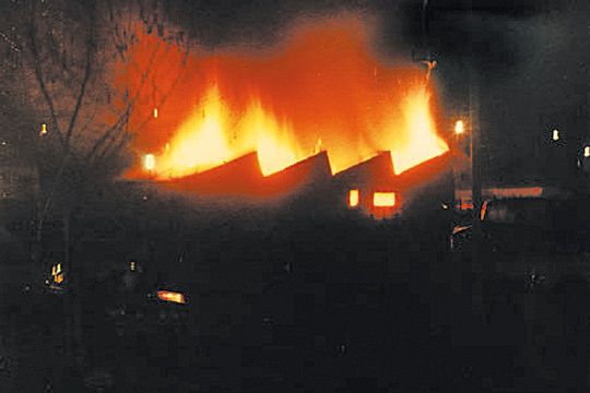 Ein Großfeuer zerstörte 1969 die neuerbauten Betriebsanlagen. (Archiv: Vogel Business Media)
