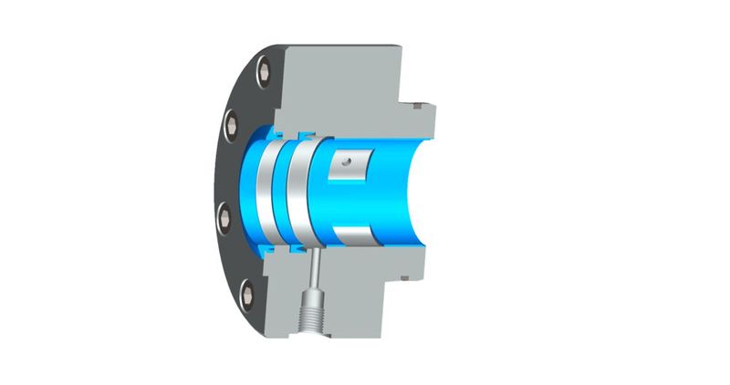 Das Dichtungssystem Servobear von Herbert Hänchen. Es wurde 1991 vorgestellt. (Bild: Herbert Hänchen)