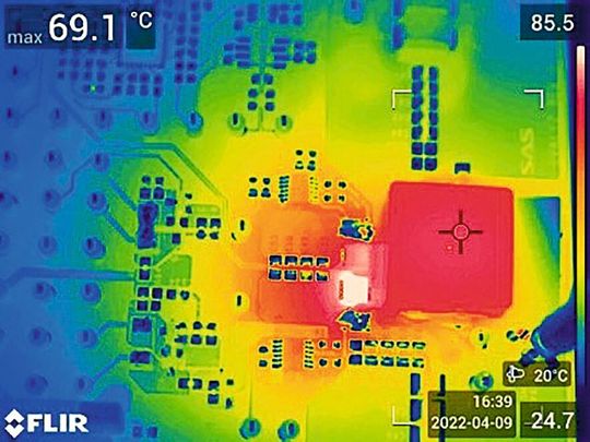 Bild 2.3: Spulentemperatur (2-Level).(Bild:  Renesas)