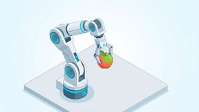 Roboter sortieren, schneiden und verpacken – direkt neben offenen Lebensmitteln. Die neue EHEDG-Richtlinie 62 legt fest, wie ihre hygienische Gestaltung Kontaminationsrisiken zuverlässig ausschließt. (Bild: Gemini / KI-generiert)