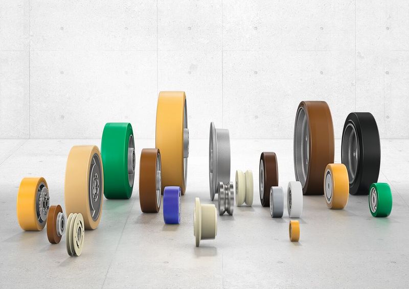 Blickle bietet hochwertige Rollen für die Fördertechnik in einer Vielzahl von Materialien und Ausführungen, die sämtlichen Ansprüchen gerecht werden. Diese, und die neuen Ergomove-Systeme, sind in Halle 1 im Rahmen der Motek 2022 in Stuttgart zu finden. (Bild: Blickle)