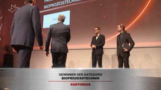 Meilenstein für Bioprozesstechnik | Sartorius – PROCESS Gala 2019 (JW_d8yXBqO2)