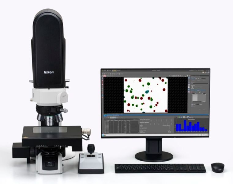 Designed for quantitative assessment of graphite morphology in cast iron. Automatically detects and classifies graphite particles, determines nodularity and spheroidization rate, and supports microstructure analyses such as ferrite  and pearlite content (supported standards: ISO 945 4 / ASTM A247).  (Source: Nikon Metrology)