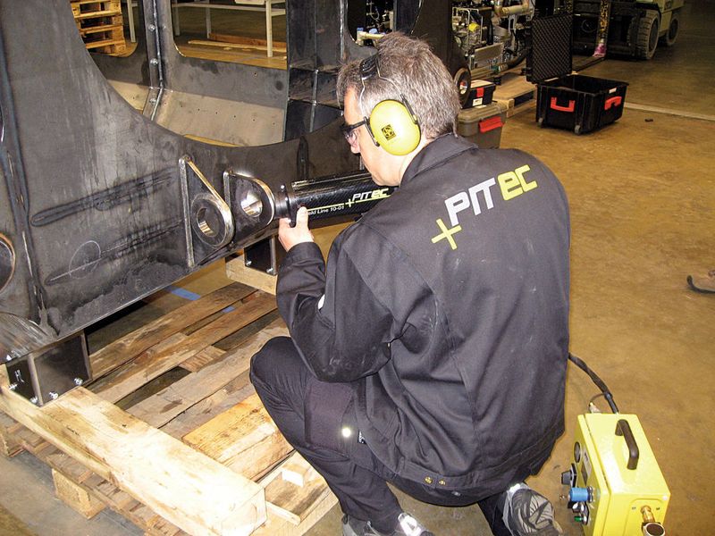 Bild 4: Die kompakte Bauform sowie der geringe Luftverbrauch des pneumatischen Systems ermöglichen einen Einsatz direkt vor Ort.  (Bild: Pitec)