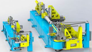 Rohrbiegemaschine in neuer Dimension: Ein Vergleich der CNC 220 mit der CNC 80. (Schwarze-Robitec)