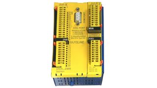 Zentralmodul DNSL-ZMR des Sicherheitssystems mit Relaiskarte DNSL-KM. Bild: Dina (Archiv: Vogel Business Media)