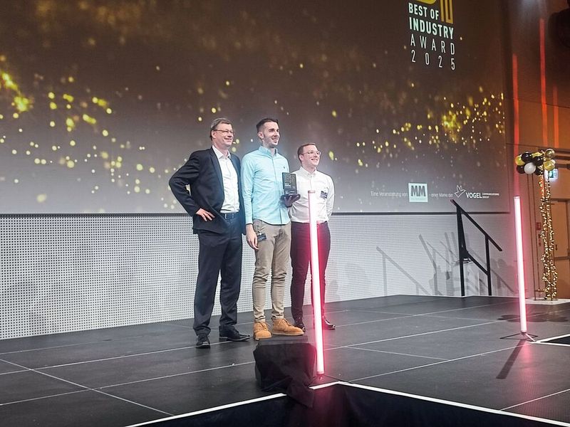 Die Dichtungsexperten Eagle Burgmann holen mit EB Smart Seal die Trophäe nach Wolfratshausen. (Bild: PROCESS/Stephan)