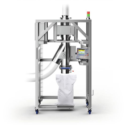 Abfüllwaage mit Rohr-Metalldetektor(Bild:  Höfelmeyer)