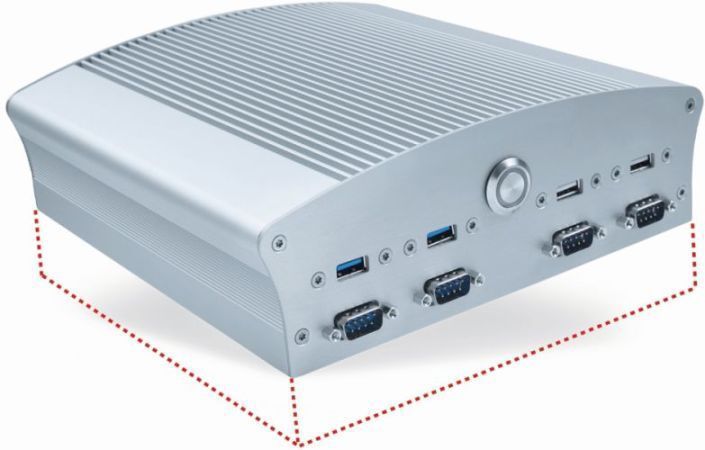 EXTRA Computer: Der lüfterlose CALMO S wurde speziell für den Dauereinsatz in einem erweiterten Temperaturbereich entwickelt.  (EXTRA Computer)