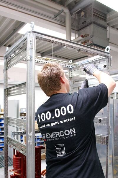 Bereits 100.000 TS 8 Schaltschränke von Rittal hat Enercon in seinen Windenergieanlagen auf der ganzen Welt verbaut. (Archiv: Vogel Business Media)