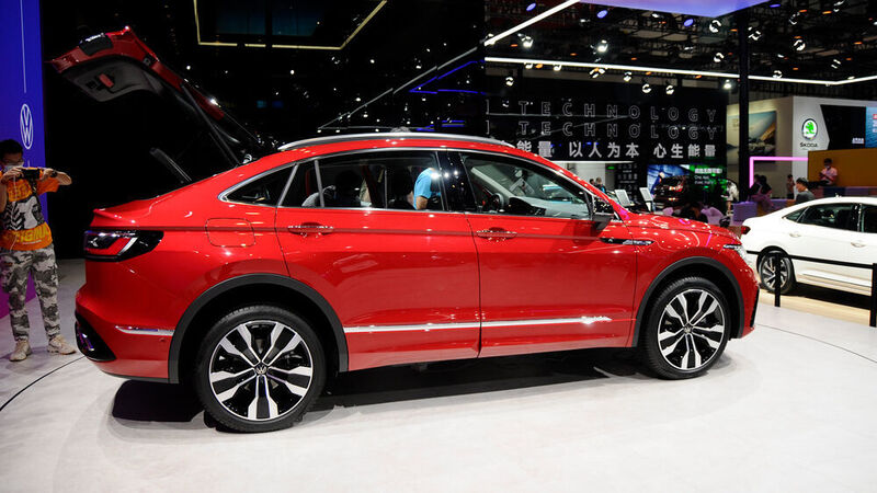 Volkswagen zeigte in Peking den Tiguan X, die Coupé-Variante seines Kompakt-SUVs. (Newspress)