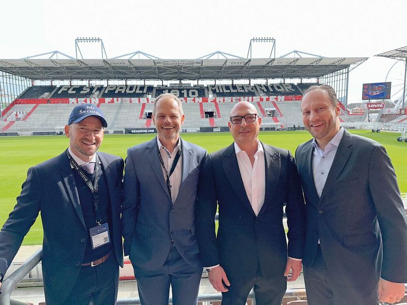 Das Infinigate-Management-Team: (v. l.) Florian Jira, Andreas Bechtold, Helge Scherff und Mathias Bachsleitner (Bild: Vogel IT-Medien )