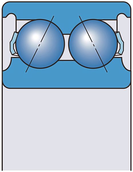 Zweireihiges Schrägkugellager (Bild: SKF)