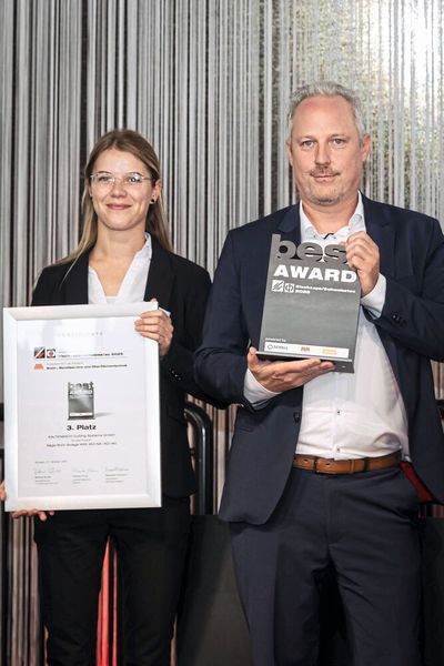 Impressionen der Verleihung des „best Award“ 2025 am ersten Messetag. (Bild: Jürgen Biniasch)