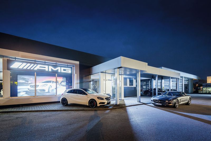 Das AMG-Performance-Center der Lueg AG ... (Udo Geisler / Fahrzeug-Werke Lueg)