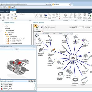 Die neuen Funktionen von Solid Edge SP, der Verwaltungslösung von Konstruktionsdaten, umfassen erweiterte visuelle Werkzeuge zur vereinfachten Darstellung komplexer Daten sowie bessere Suchfunktionen.
