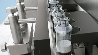 Bis zu 480 Vials pro Minute können mit der AFG 5000 abgefüllt werden. (Bosch Packaging Technology)