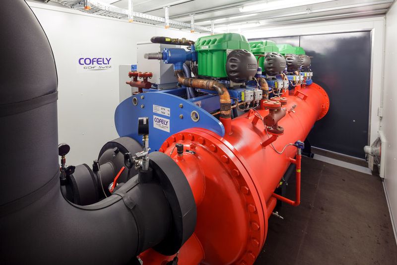 Quantum G erstmalig verbaut in einer Containerlösung von Cofely Refrigeration. (Bild: Cofely / Jan Potente)