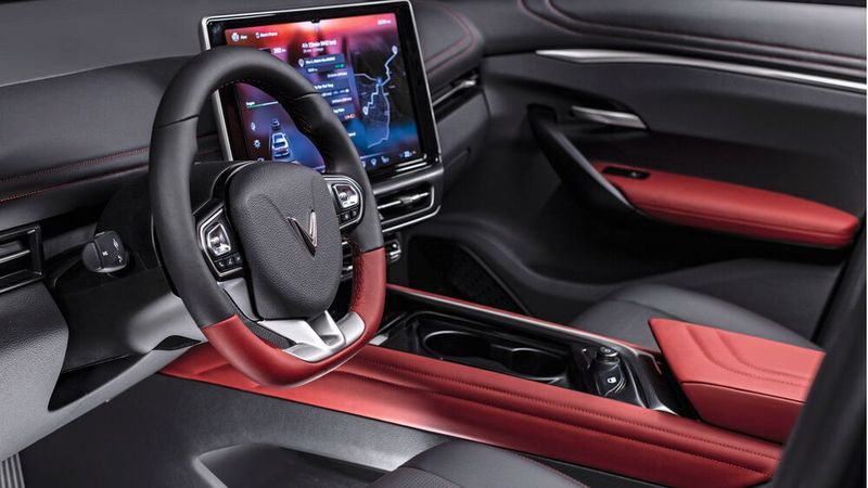 Im Inneren verspricht Vinfast „großzügigen Platz für alle Passagiere“. (Bild: Vinfast)