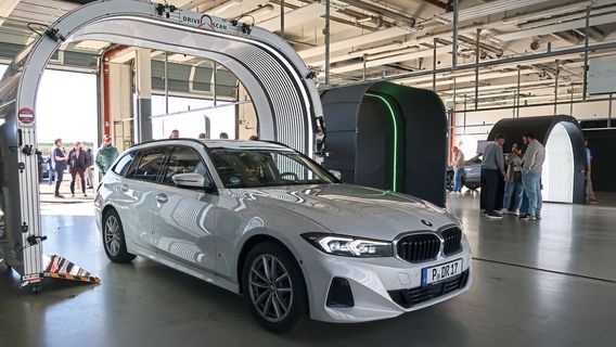 Der 2. Hagelscanner-Benchmark des BVAT fand im April am Lausitzring im südöstlichen Brandenburg statt. (Bild: Diehl – VCG)