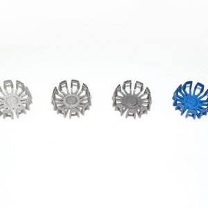 Einer farblichen Anpassung steht beim additiv gefertigten Titandrehsteller von Mimplus nichts im Wege.(Bild:  Mimplus Technologies)