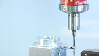 Der neue Funk-Messtaster TC63-30 arbeitet mit der BRC-Technik und dem planverzahnten Shark-360-Messwerk. Bild: Blum-Novotest (Archiv: Vogel Business Media)